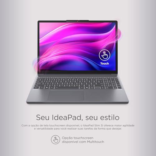 Notebook Lenovo IdeaPad Slim 3 Core i5-13420H 8GB 512GB SSD Tela 15.3" Touch Screen - 83NS000ABR W11 - Imagem 2
