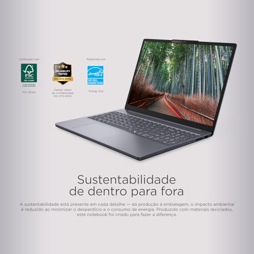 Notebook Lenovo IdeaPad Slim 3 Core i5-13420H 8GB 512GB SSD Tela 15.3" Touch Screen - 83NS000ABR W11 - Imagem 4